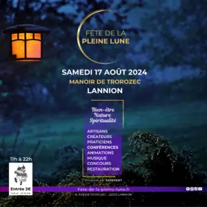 Participation à la Fête de la Pleine Lune 2024 à Lannion